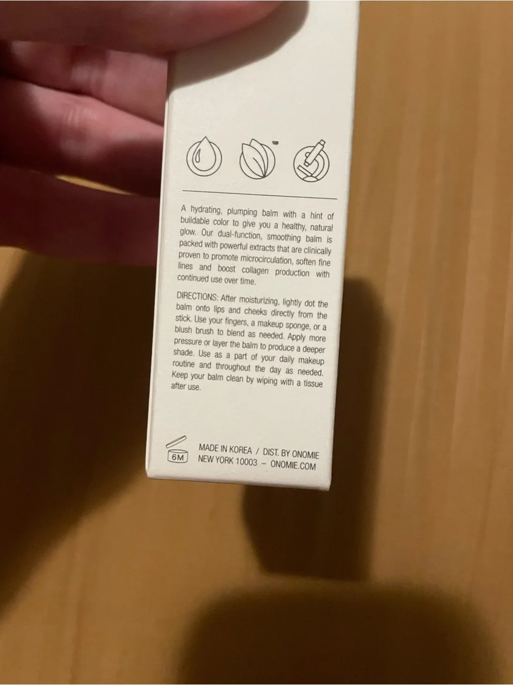 Onomie Boosting Lip + Cheek Stick- New Unused